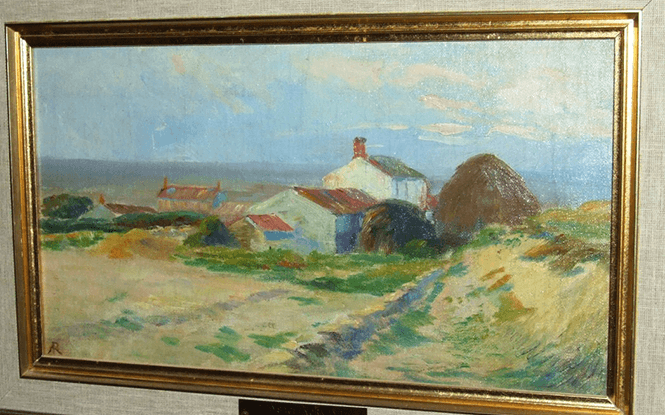 Renoir painting, fine art